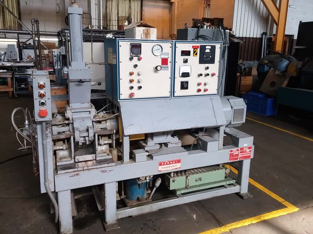 Farrel #BR82, roller bearing lab banbury, Several more Farrel lab Banburys.